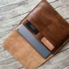 Engraved Leather 12 inch Laptop Sleeve Case