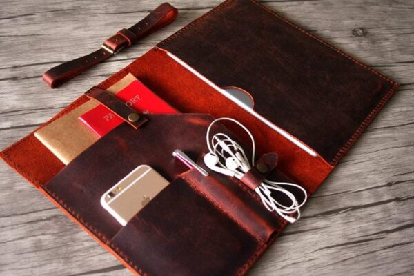 Engraved Leather iPad 10.2 Case Cover