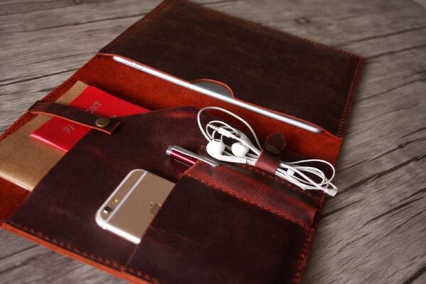 Engraved Leather iPad 10.2 Case Cover - Image 3