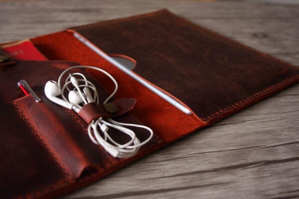 Engraved Leather iPad 10.2 Case Cover - Image 4