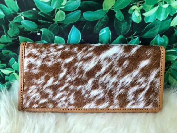 Cowhide Wallets for Women Slim Wallets