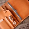 Personalized Macbook Pro 13 inch Leather Sleeve Case - Image 3
