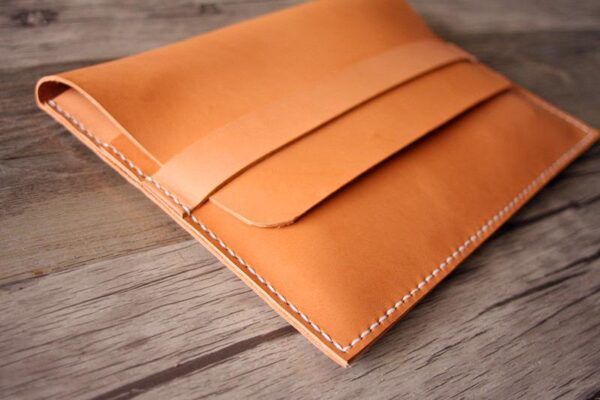 PERSONALIZED LEATHER CUSTOM LAPTOP SLEEVE CASE - Image 2