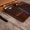 Handcrafted Personalized Leather iPad Mini Leather Case Cover - Image 3