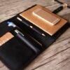 Black Leather Portfolio Legal Holder - Image 3