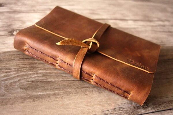 Handmade Vintage Leather Drawing Notebook - Image 3