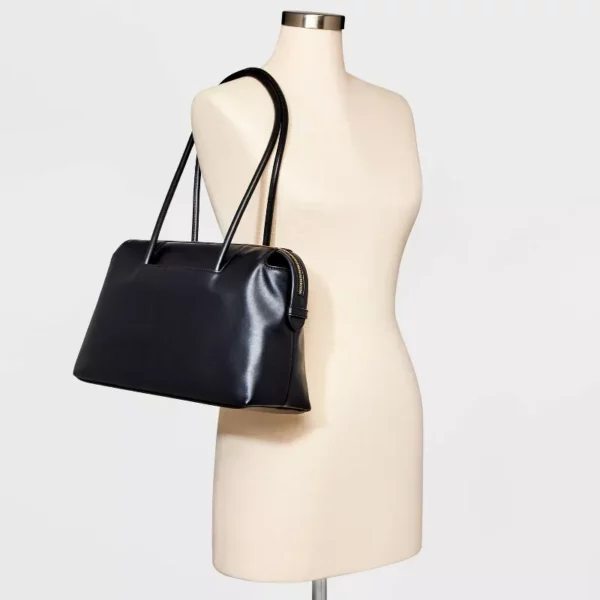 East West Bowler Shoulder Handbag - Image 5