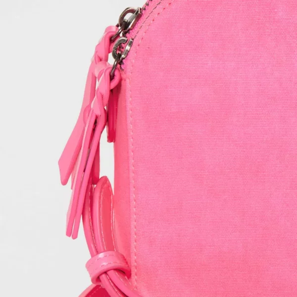 Triple Compartment Crossbody Bag pink - Image 2