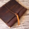 Personalized Leather Macbook Laptop Sleeve Cover - Image 2