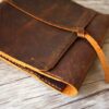 Personalized Leather Macbook Laptop Sleeve Cover - Image 3