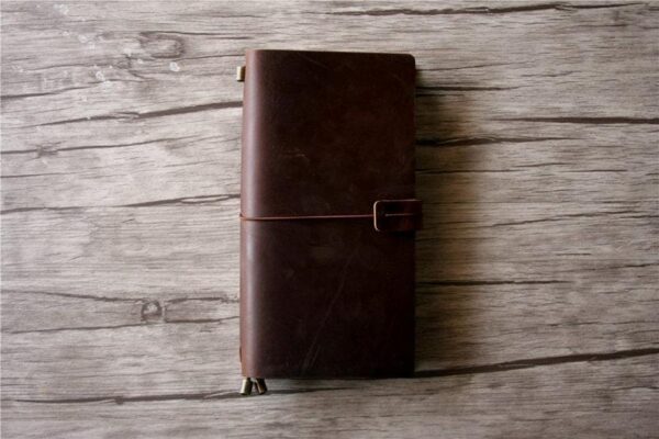 Personalized Leather Travelers Notebook Cover - Image 2