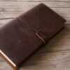 Personalized Leather Travelers Notebook Cover