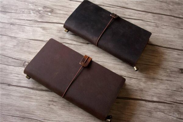 Personalized Leather Travelers Notebook Cover - Image 3