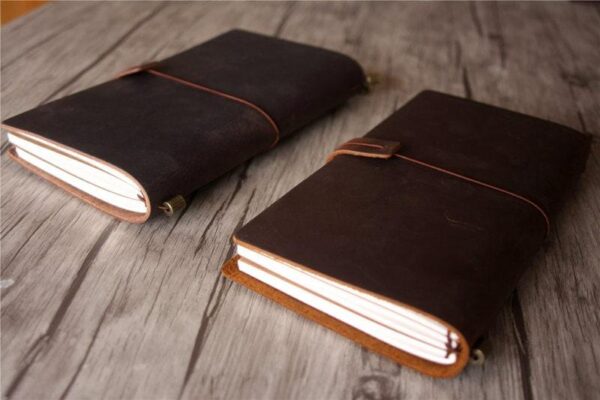 Personalized Leather Travelers Notebook Cover - Image 4