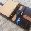 Best Leather Notebook Cover Coffee Color - Image 4