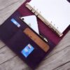 Custom Purple Leather Wedding Planner Bullet Journal - Image 3