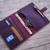 Custom Purple Leather Wedding Planner Bullet Journal - Image 4