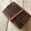 Embossed Leather Pocket Journal Notebook