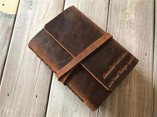 Custom Unlined Leather Sketchbook