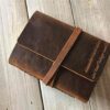 Embossed Leather Pocket Journal Notebook - Image 2