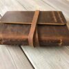 Embossed Leather Pocket Journal Notebook - Image 4