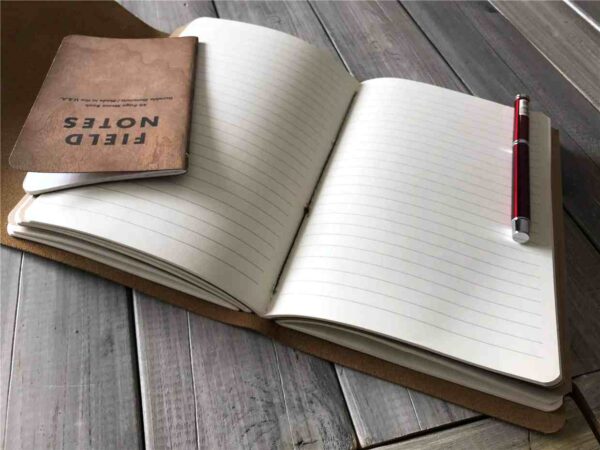 Personalized Leather Pocket Notebook - Image 5