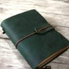 Green Leather Small Travelers Notebook