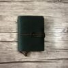 Green Leather Small Travelers Notebook - Image 2