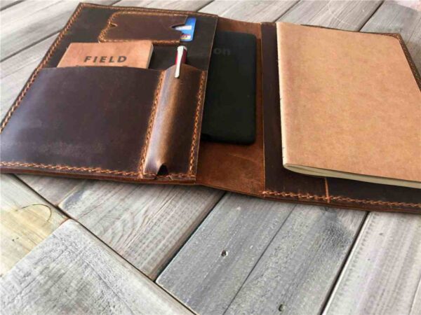 Personalized A5 Leather Notebook Journal - Image 4