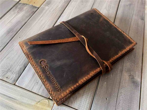 A4 Leather Sketchbook Case - Image 4