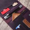 Purple Leather HP Laptop Case - Image 2