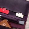 Purple Leather HP Laptop Case - Image 3