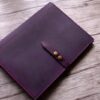 Purple Leather HP Laptop Case - Image 5