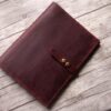 Personalized Leather iPad Mini Case Portfolio with Pencil Holder - Image 6