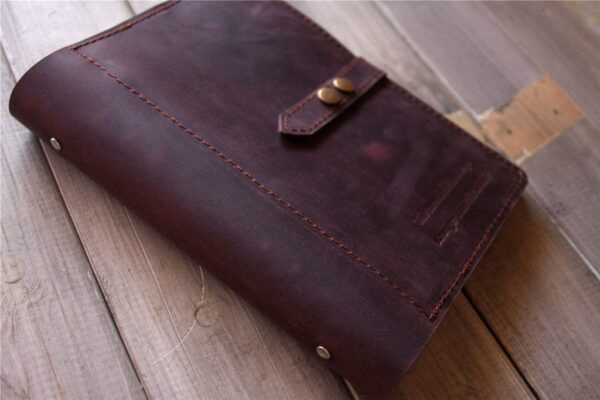 Distressed Leather Planner Notebook Bullet Journal - Image 3