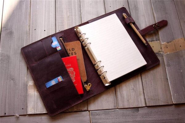 Distressed Leather Planner Notebook Bullet Journal