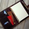 Vintage Purple Leather A4 Large Refillable - Image 6