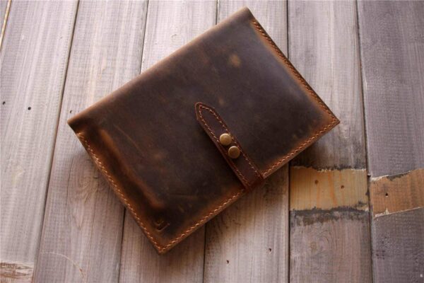 Custom Leather iPad Mini Cover Sleeve - Image 5