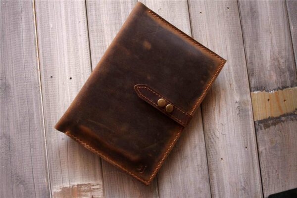 Custom Leather iPad Mini Cover Sleeve - Image 6