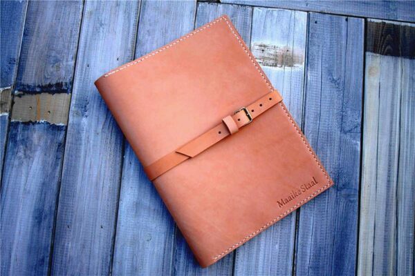 Personalized Macbook Pro 13 inch Leather Sleeve Case - Image 5