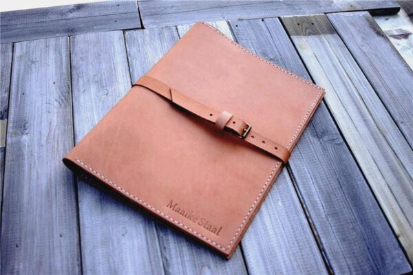 Custom Leather Macbook Pro Sleeve - Image 2