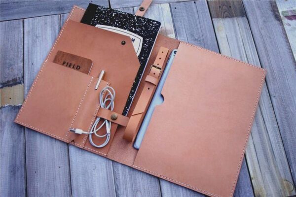 Custom Leather Macbook Pro Sleeve - Image 4