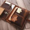 Personalized Leather Macbook 15 inch Cover Sleeve - Image 5