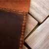 Personalized Brown Leather Sketchbook - Image 4