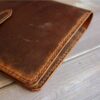 Personalized Brown Leather Sketchbook - Image 6
