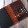 Custom Leather Moleskine Planner Cover Case - Image 4