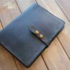 Blue Handmade Leather Journal Refillable - Image 2