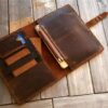Custom Leather Padfolio Folder - Image 3