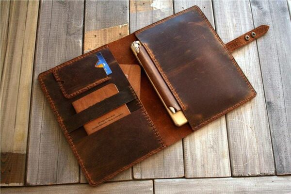 Custom Leather Padfolio Folder