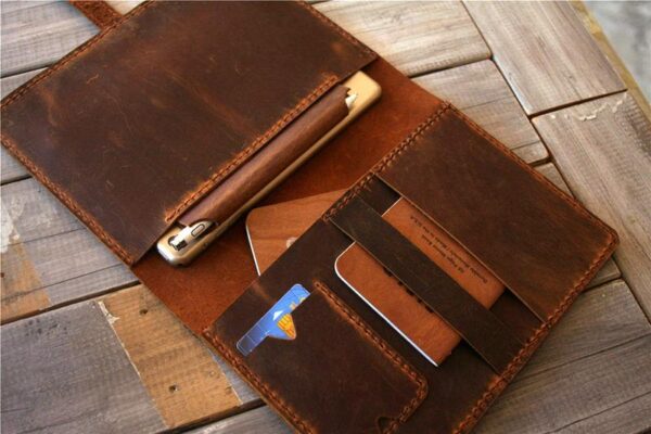 Custom Leather Padfolio Folder - Image 5